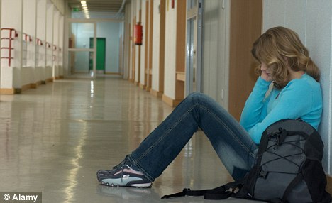 girl sitting down